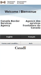 Mobile Screenshot of cbsa.gc.ca