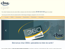 Tablet Screenshot of cbsa.fr
