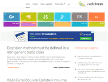 Tablet Screenshot of cbsa.com.br